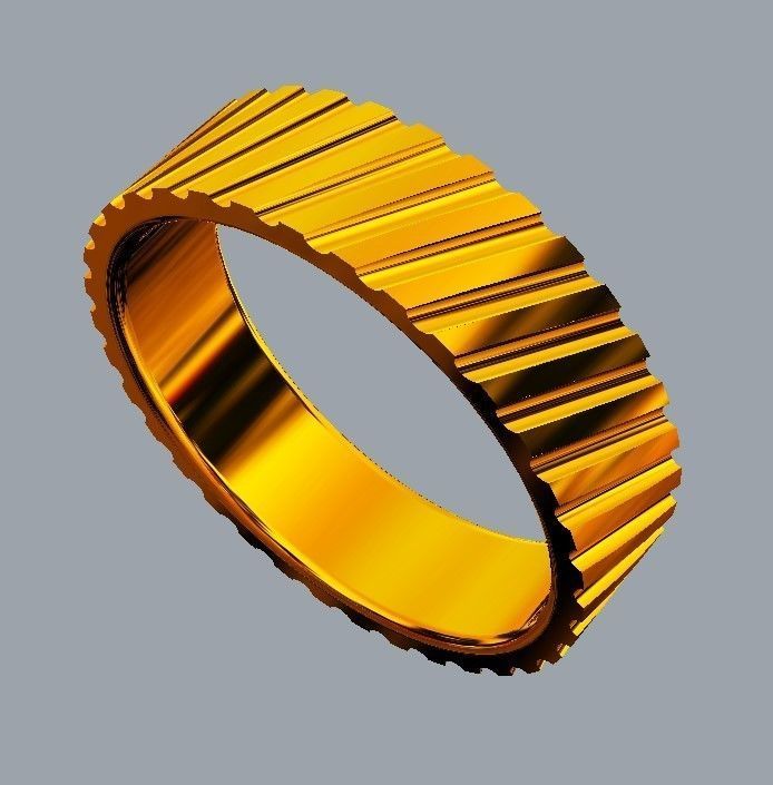 Wedding Bands 3D print model_10