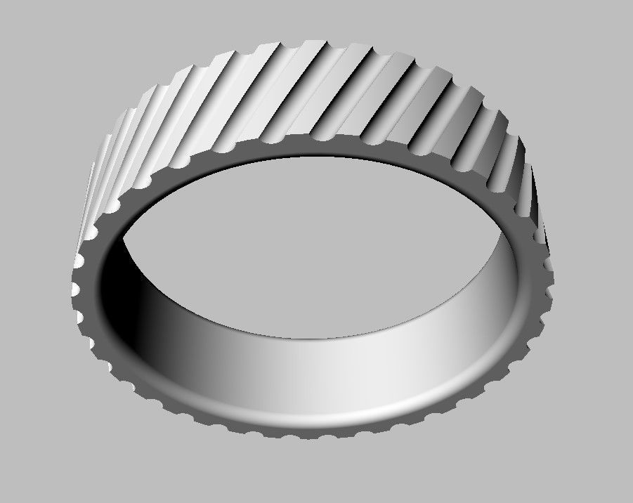 Wedding Bands 3D print model_23