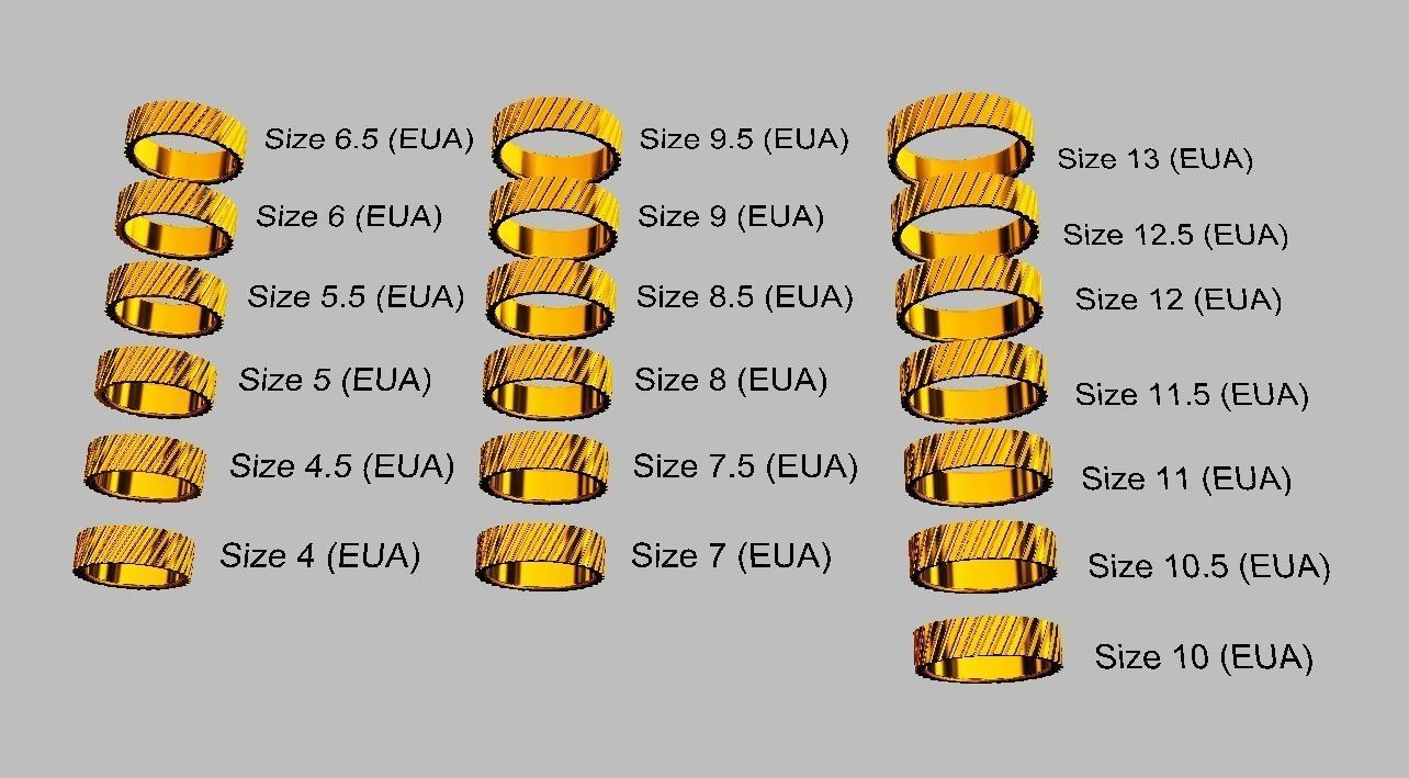 Wedding Bands 3D print model_4