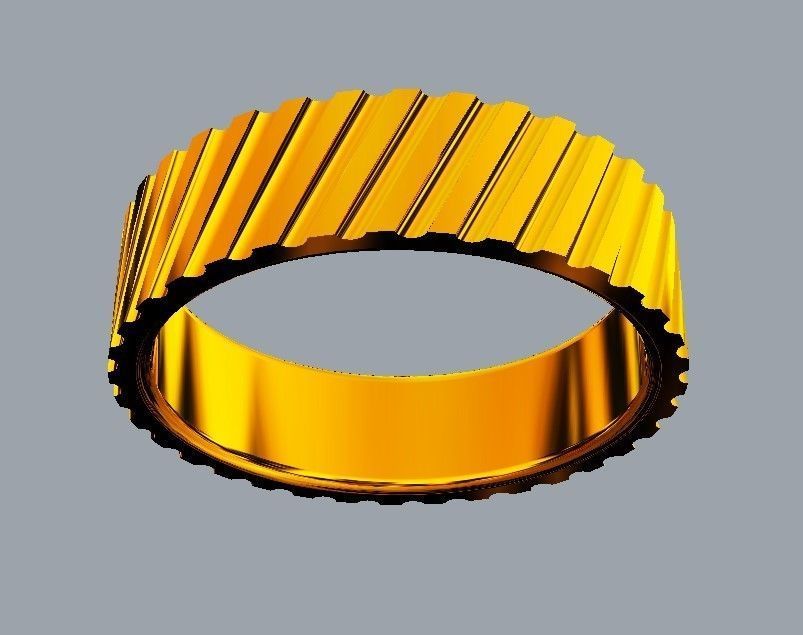 Wedding Bands 3D print model_9