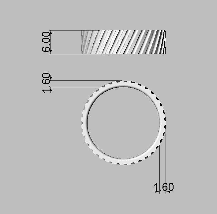 Wedding Bands 3D print model_3