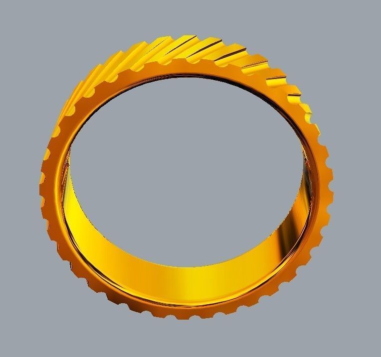 Wedding Bands 3D print model_12