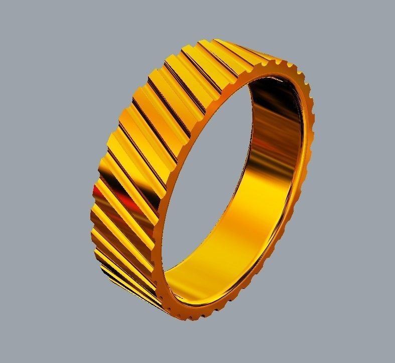 Wedding Bands 3D print model_11