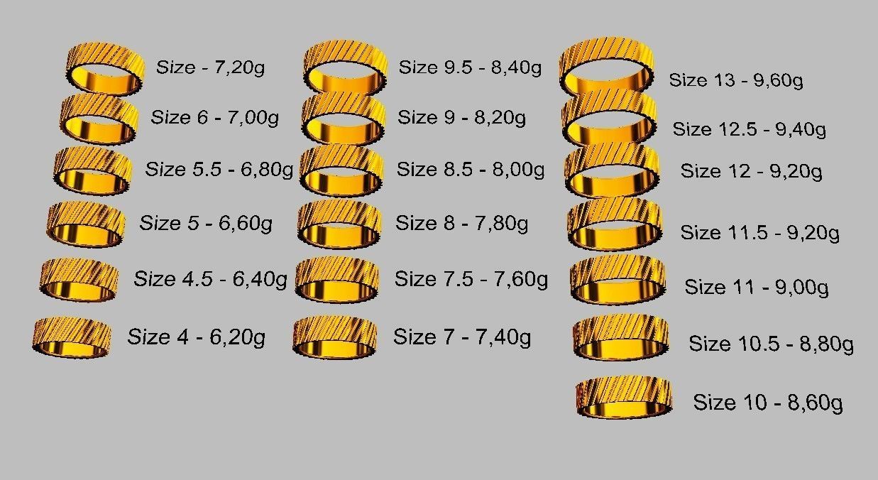 Wedding Bands 3D print model_5