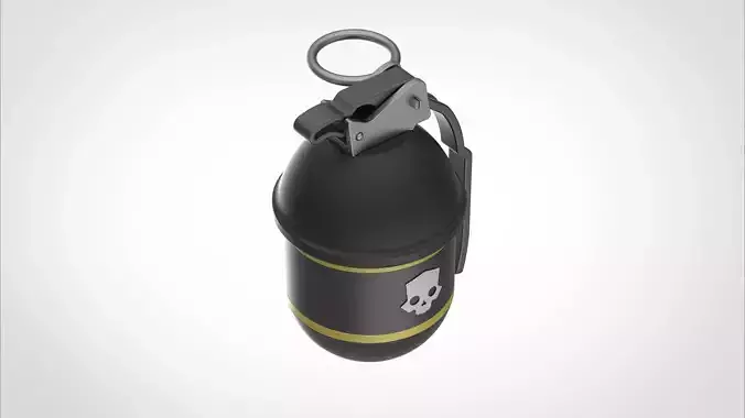 Grenade G-6 Frag from the Helldivers 2 3D print model