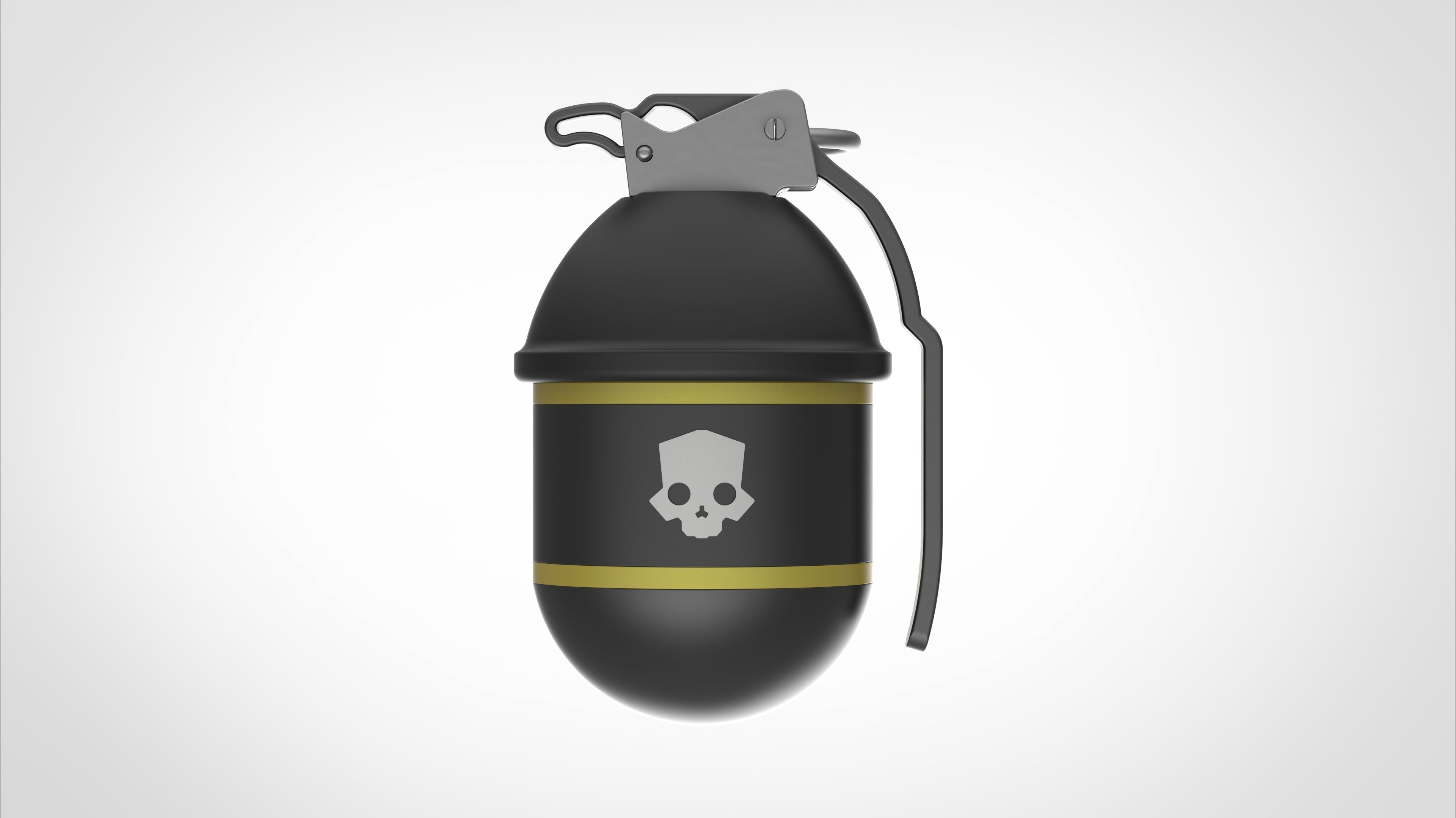 Grenade G-6 Frag from the Helldivers 2 3D print model_1