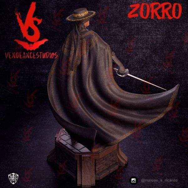 Zorro 3D print model_2