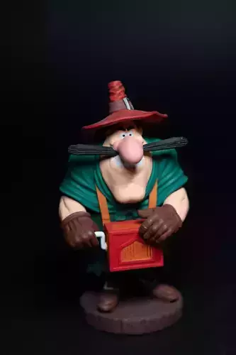 Black Dog for 3D printing 2nd version of STL