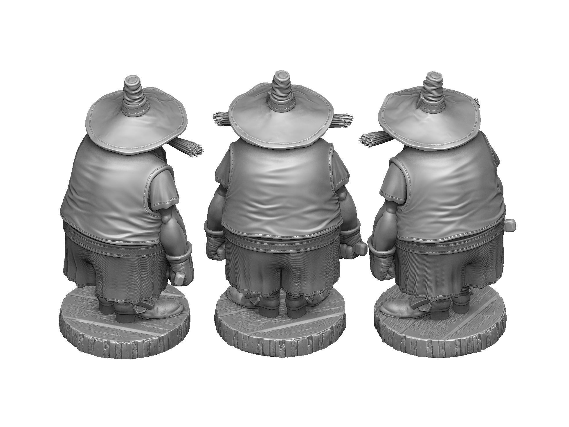 Black Dog for 3D printing 2nd version of STL 3D print model_37