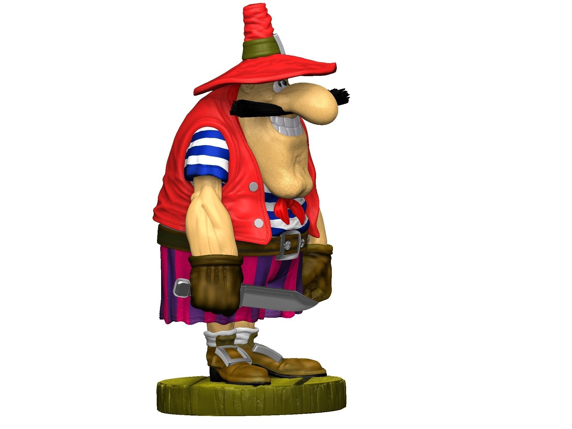 Black Dog for 3D printing 2nd version of STL 3D print model_29