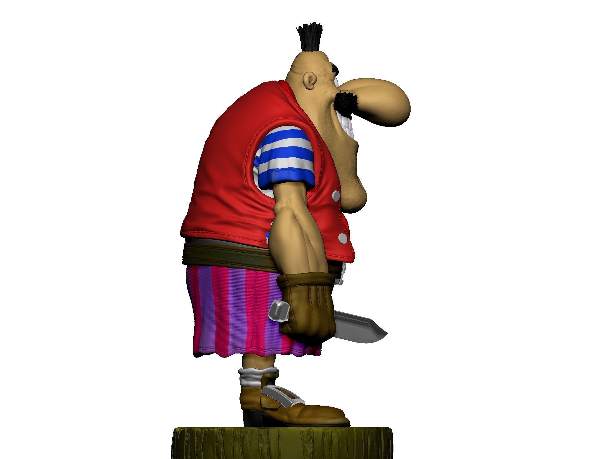 Black Dog for 3D printing 2nd version of STL 3D print model_16