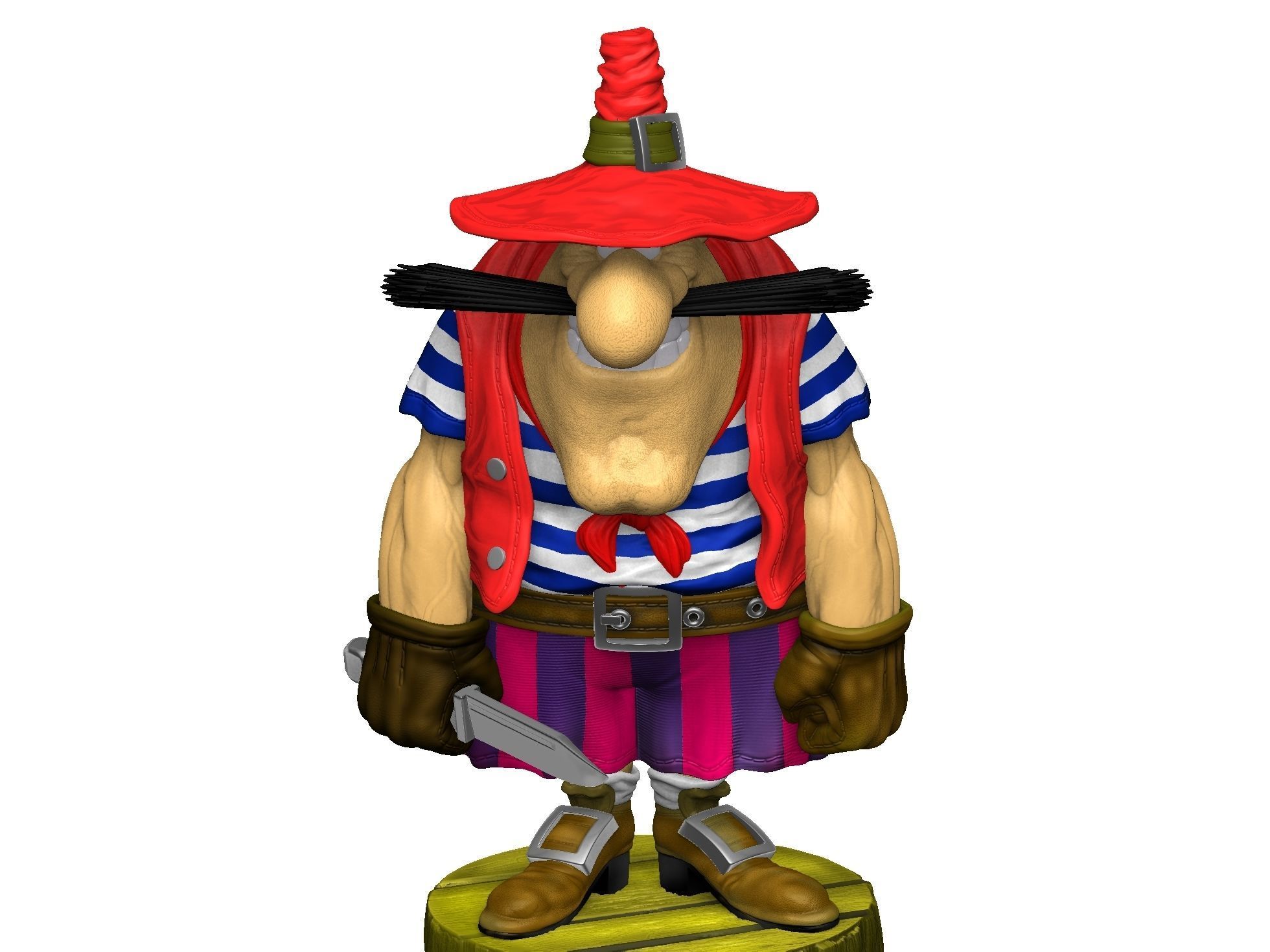 Black Dog for 3D printing 2nd version of STL 3D print model_9