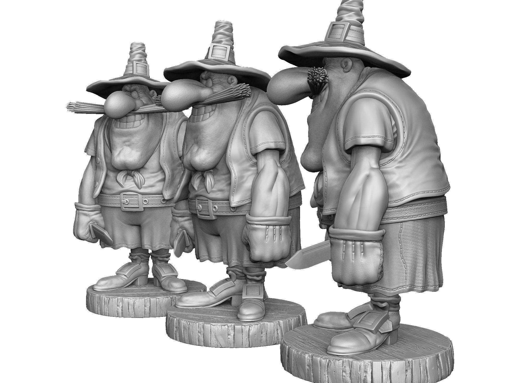 Black Dog for 3D printing 2nd version of STL 3D print model_34