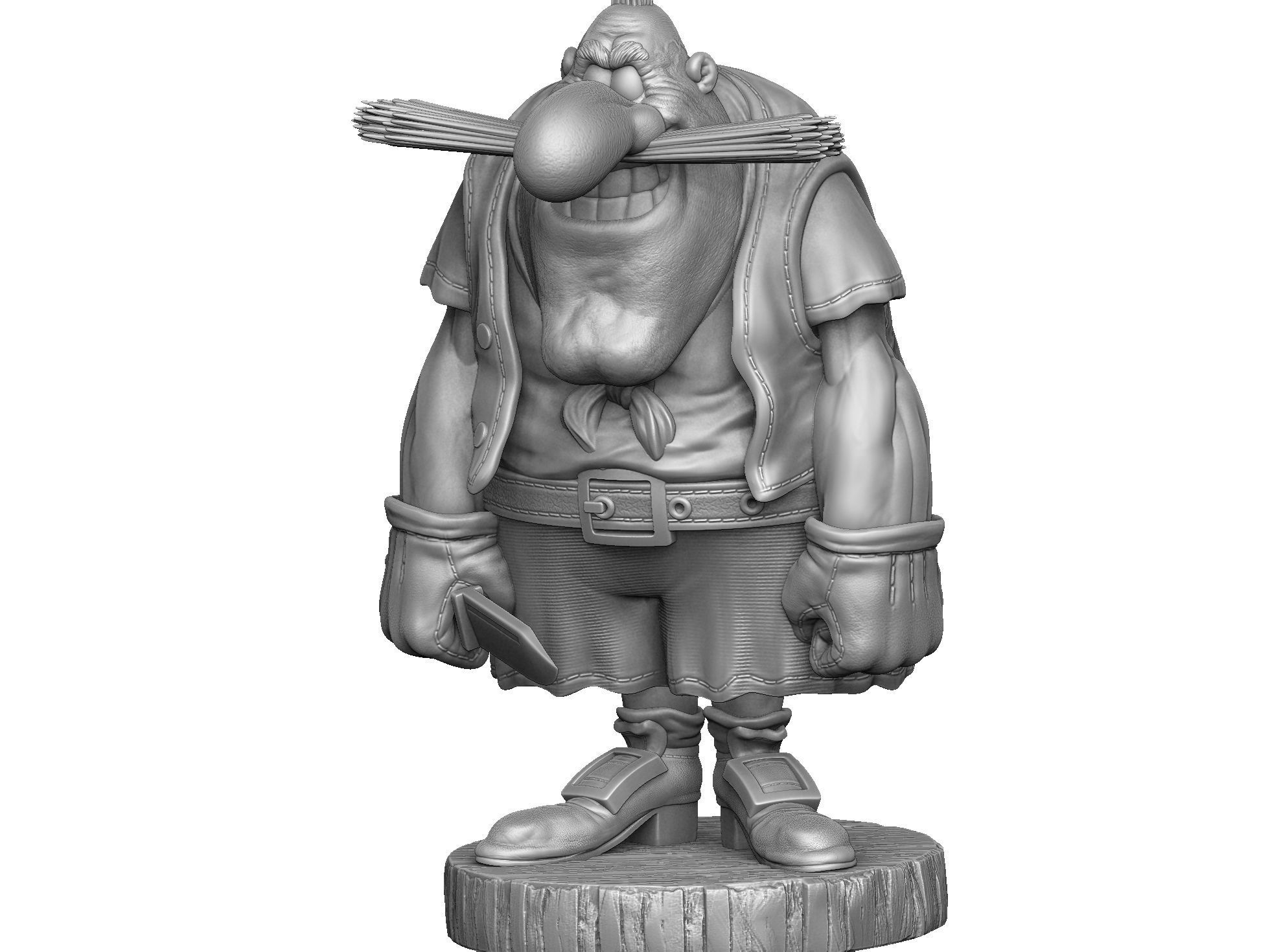 Black Dog for 3D printing 2nd version of STL 3D print model_33