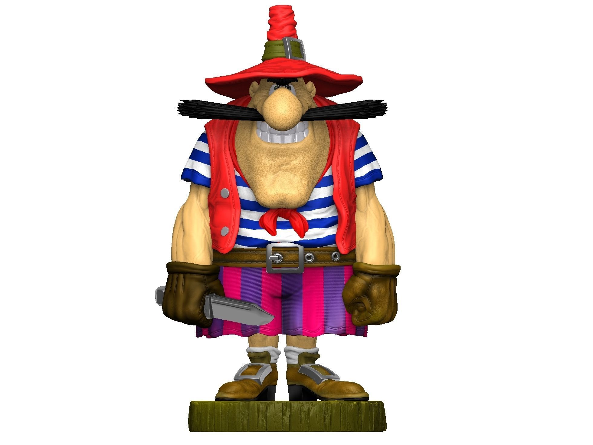 Black Dog for 3D printing 2nd version of STL 3D print model_6