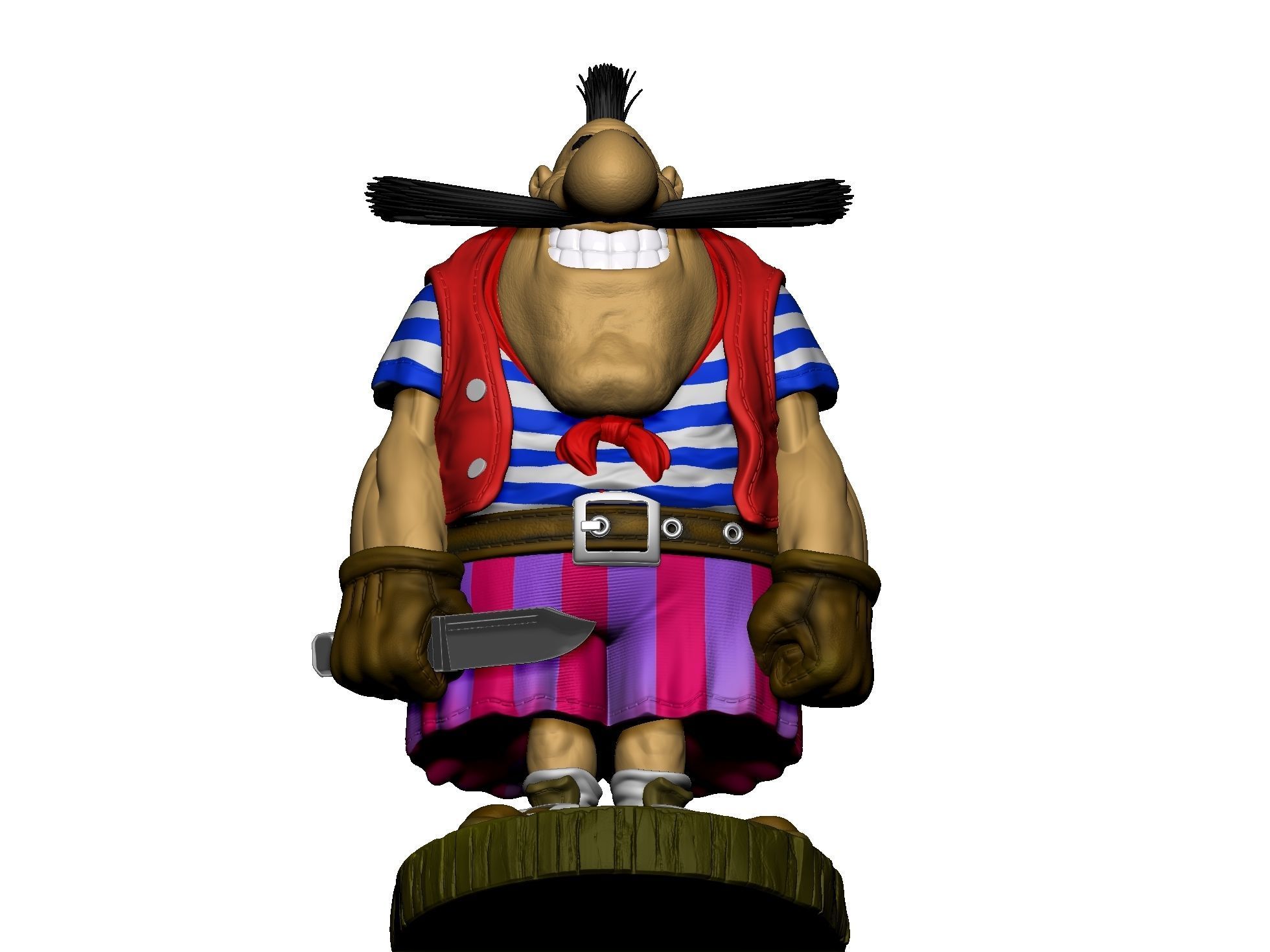 Black Dog for 3D printing 2nd version of STL 3D print model_20