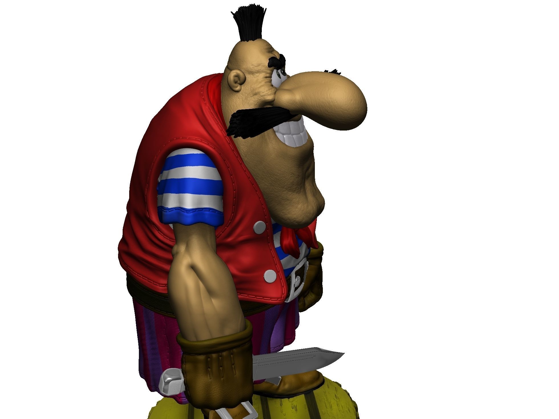 Black Dog for 3D printing 2nd version of STL 3D print model_15