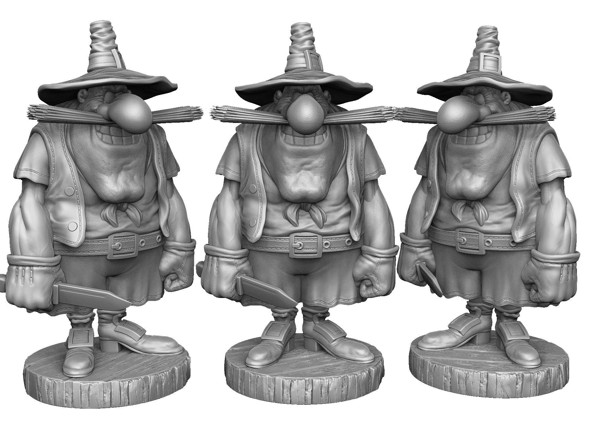 Black Dog for 3D printing 2nd version of STL 3D print model_35