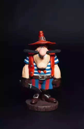 Black Dog for 3D printing 2nd version of STL