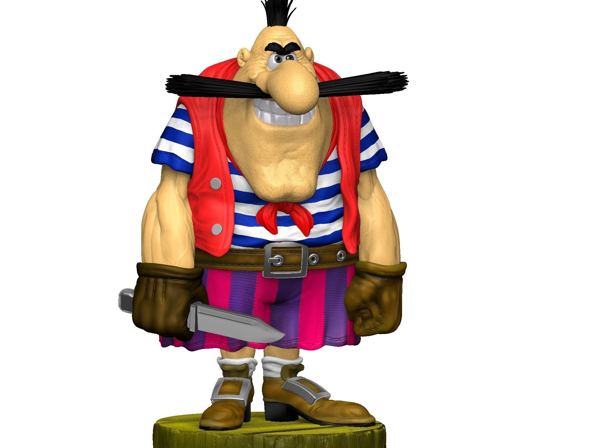 Black Dog for 3D printing 2nd version of STL 3D print model_22