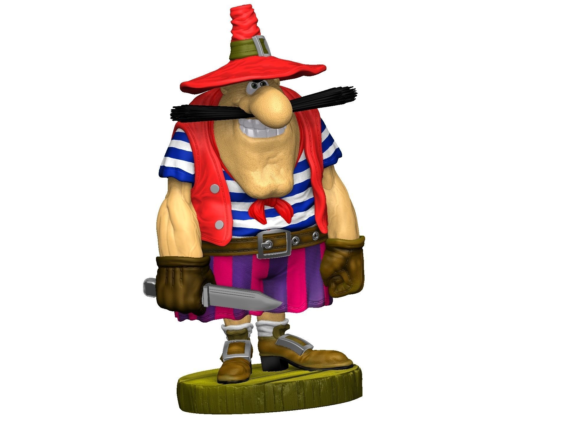 Black Dog for 3D printing 2nd version of STL 3D print model_31