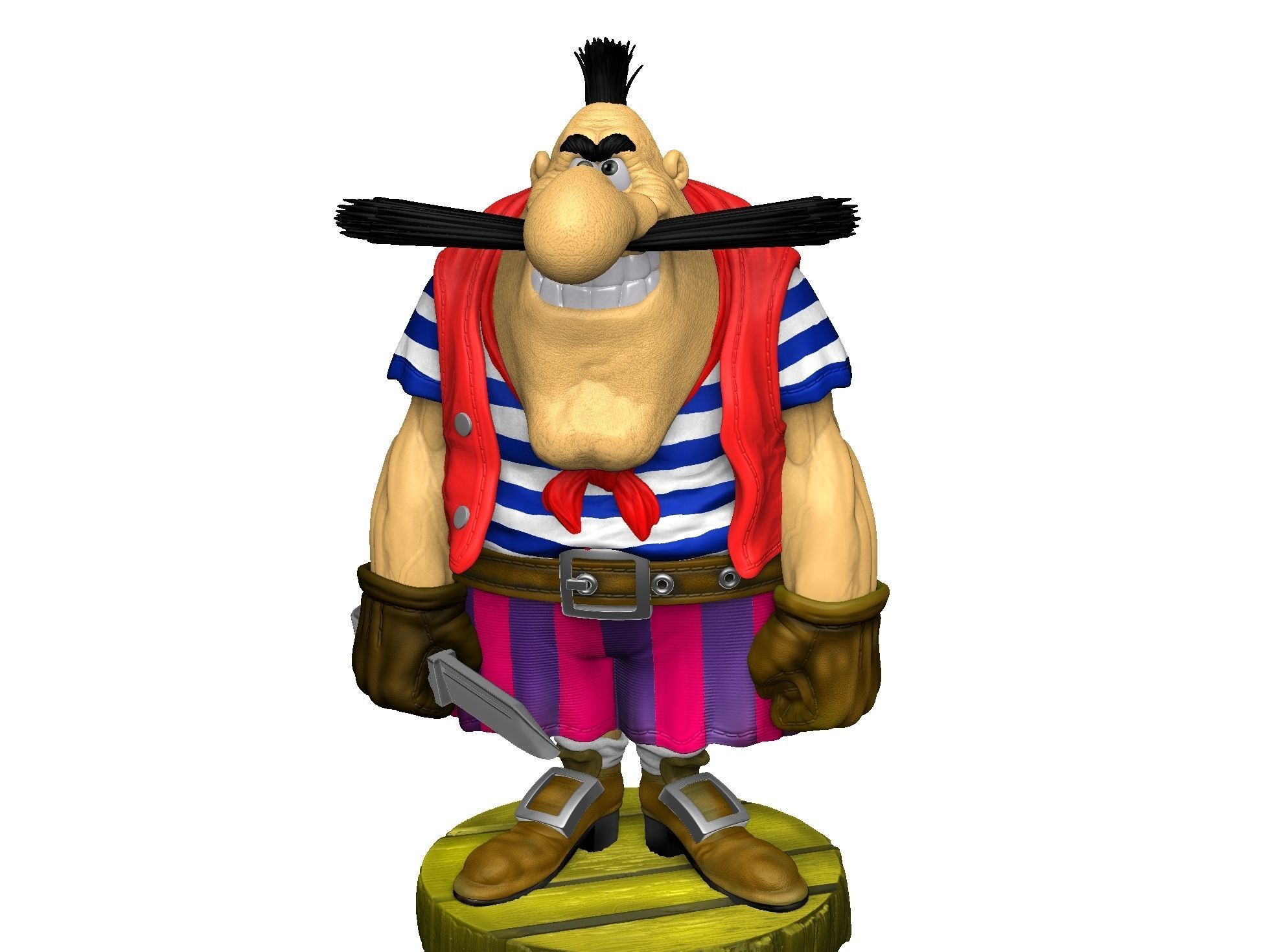 Black Dog for 3D printing 2nd version of STL 3D print model_13