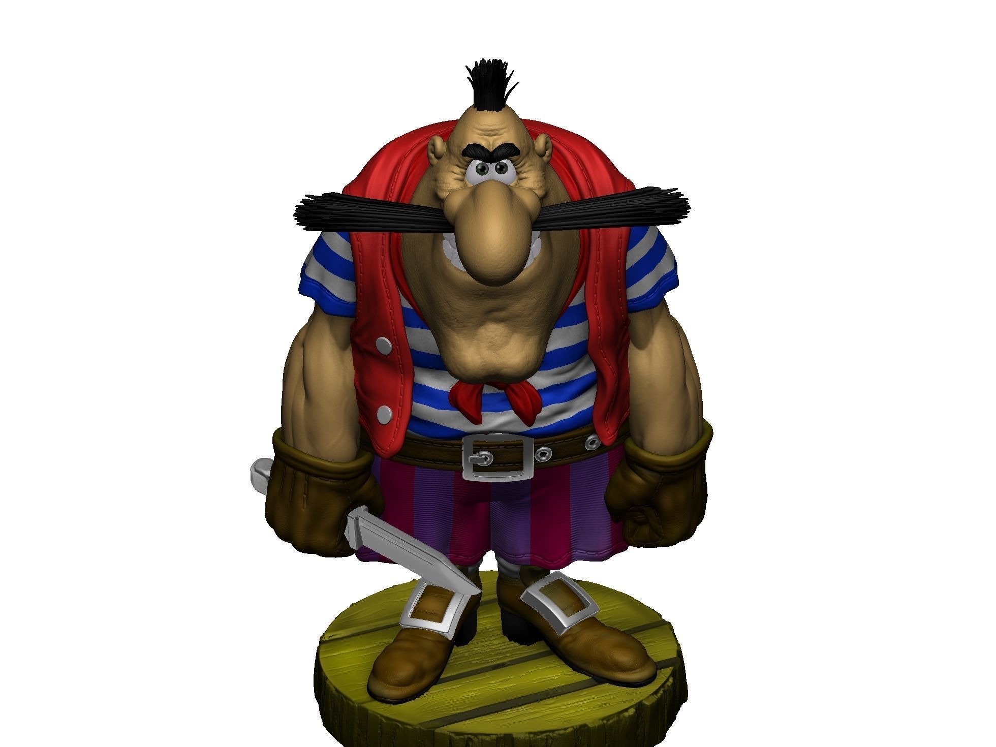 Black Dog for 3D printing 2nd version of STL 3D print model_21