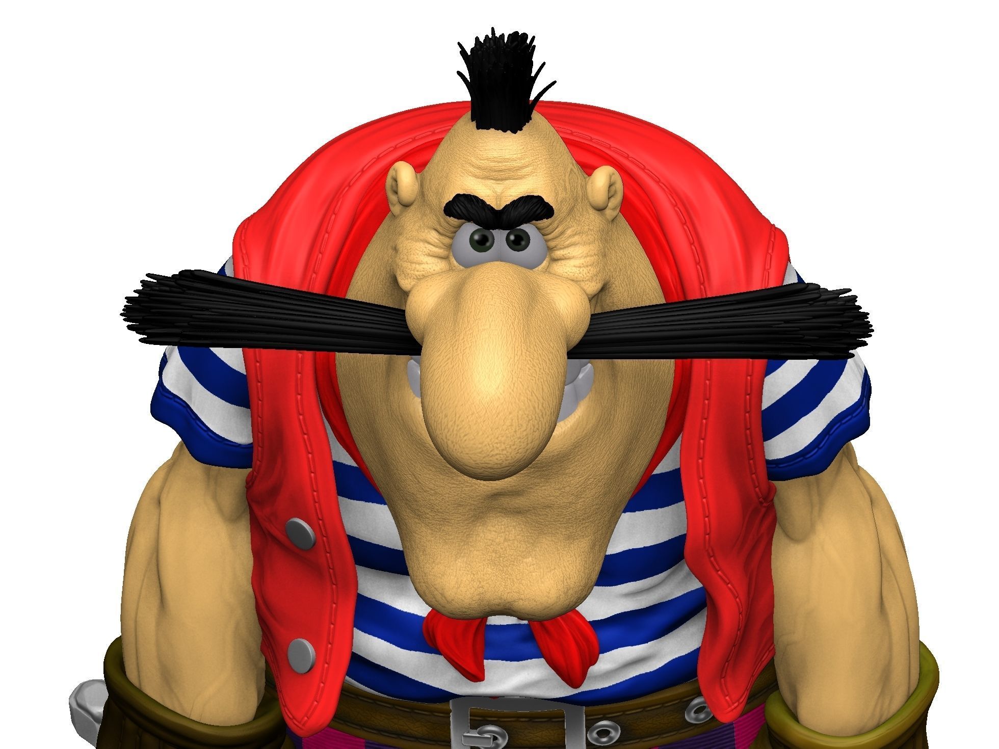 Black Dog for 3D printing 2nd version of STL 3D print model_23