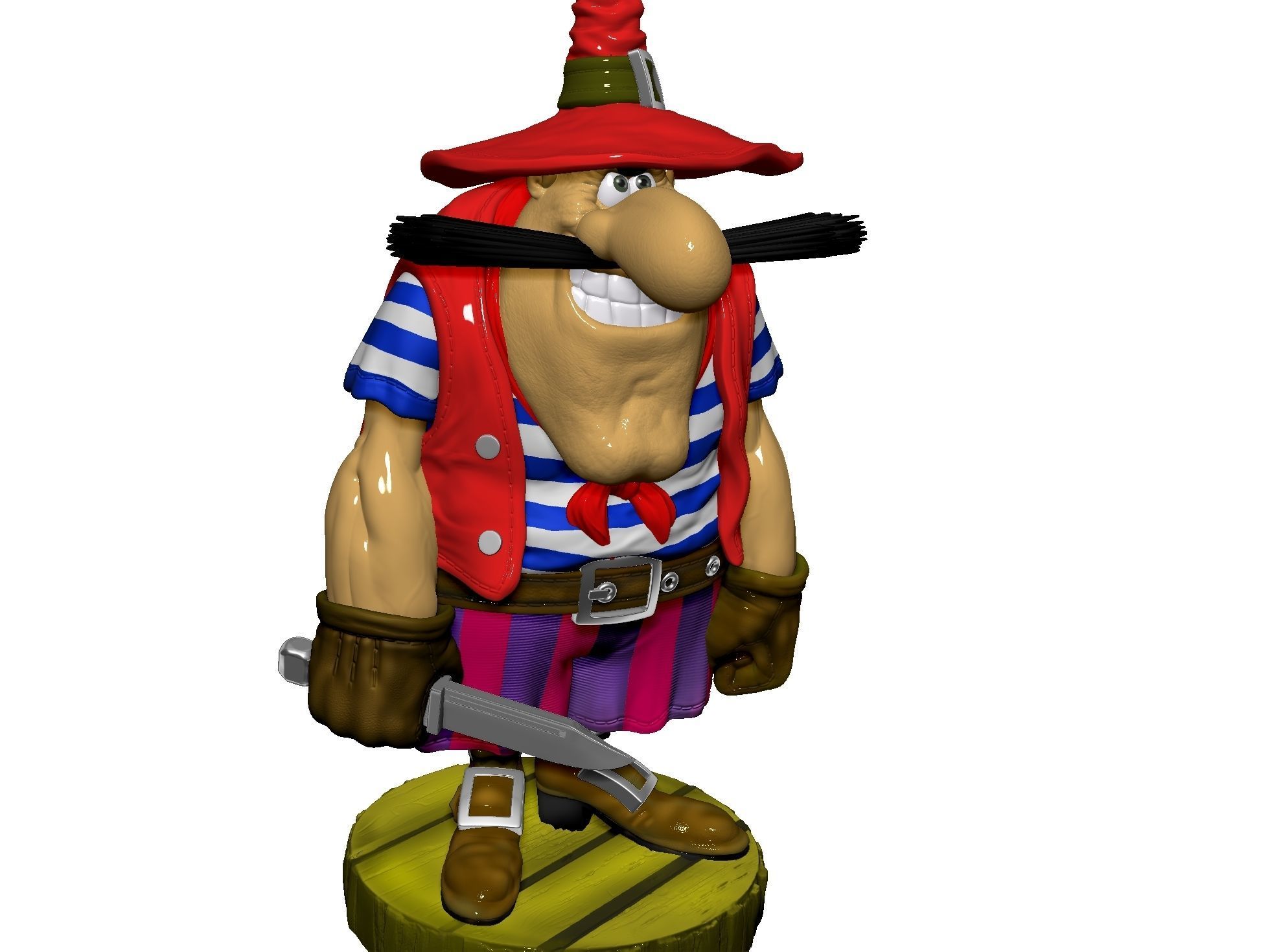 Black Dog for 3D printing 2nd version of STL 3D print model_26