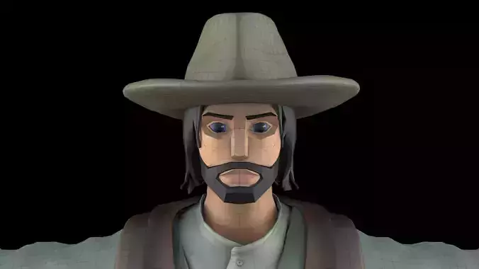 3D Cowboy Character