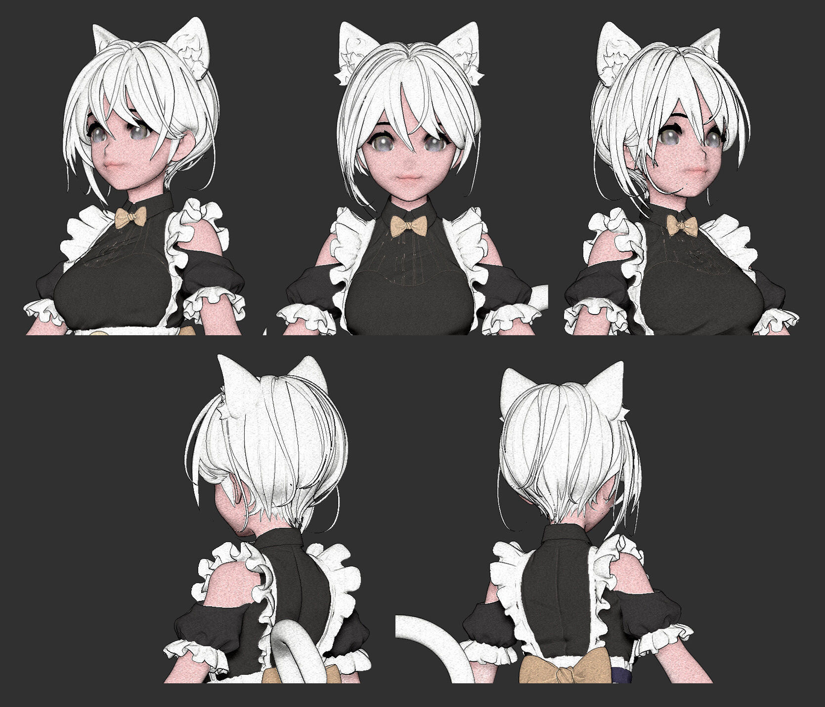 Legosi Beastars Anime Low-poly 3D model 3D model rigged | CGTrader