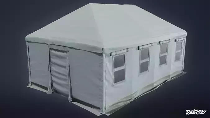 MILITARY - Tent 01 - LOW POLY