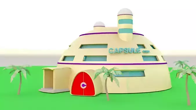 Futuristic Building Capsule