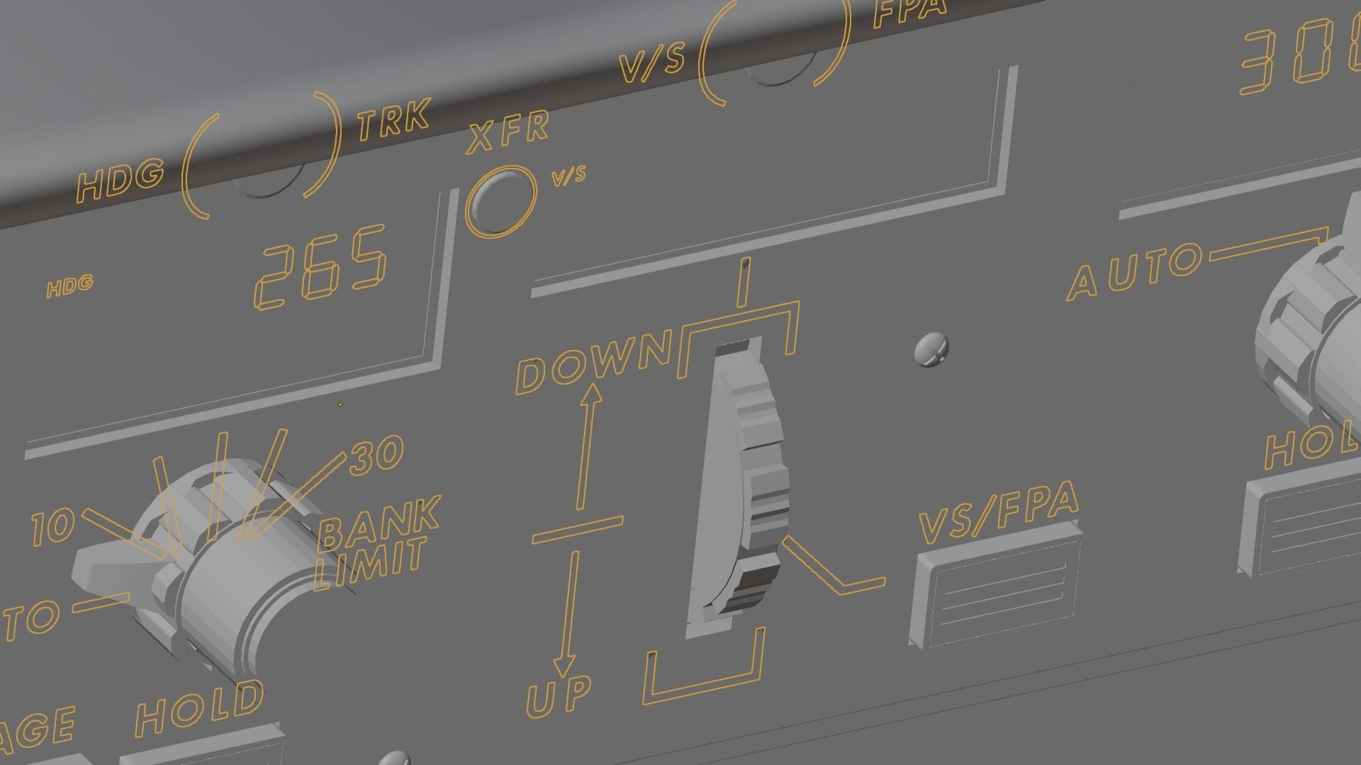 Boeing 787 Cockpit  - Flightdeck 3D model_10