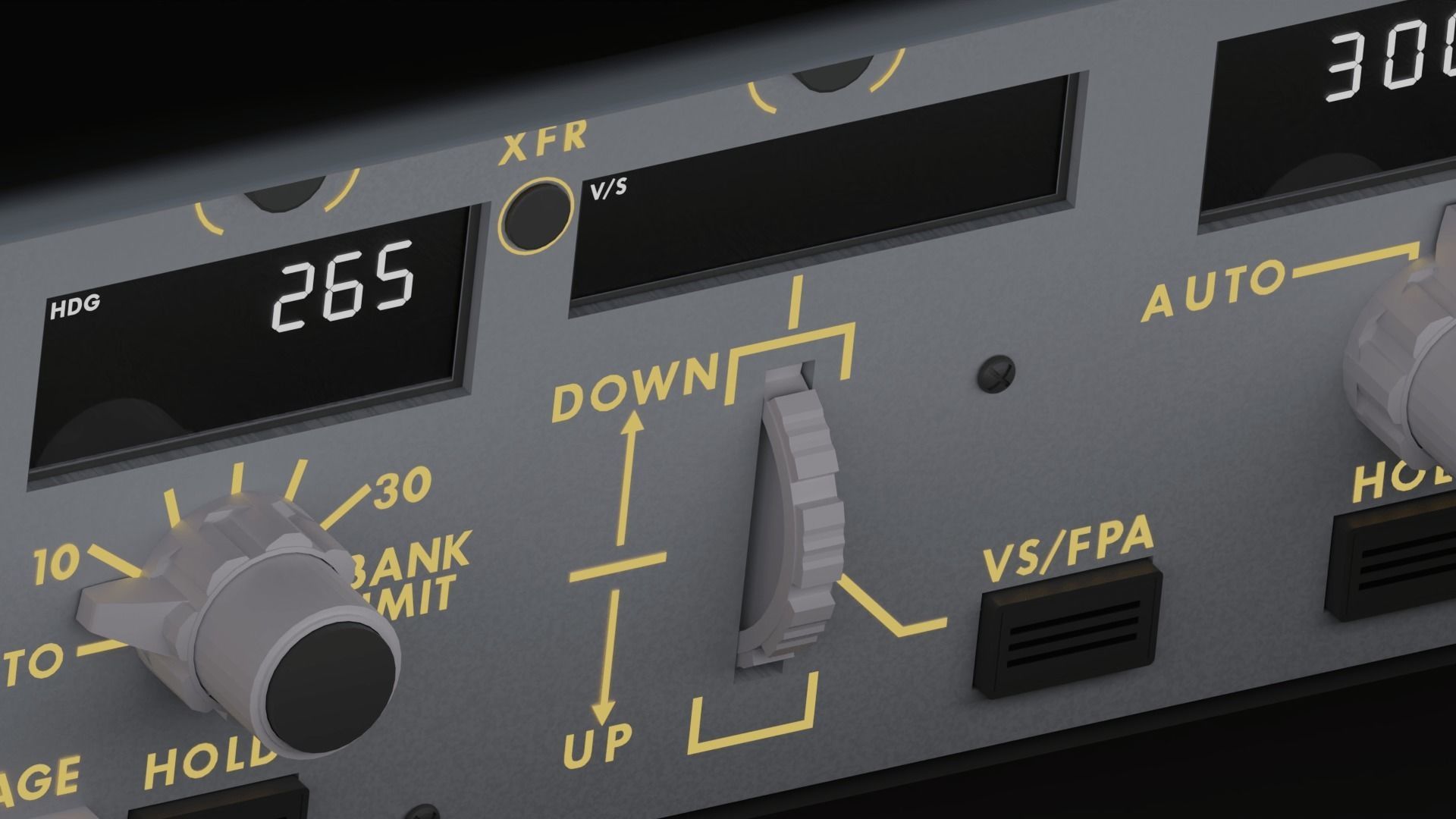 Boeing 787 Cockpit  - Flightdeck 3D model_9