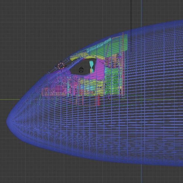 Boeing 787 Cockpit  - Flightdeck 3D model_16