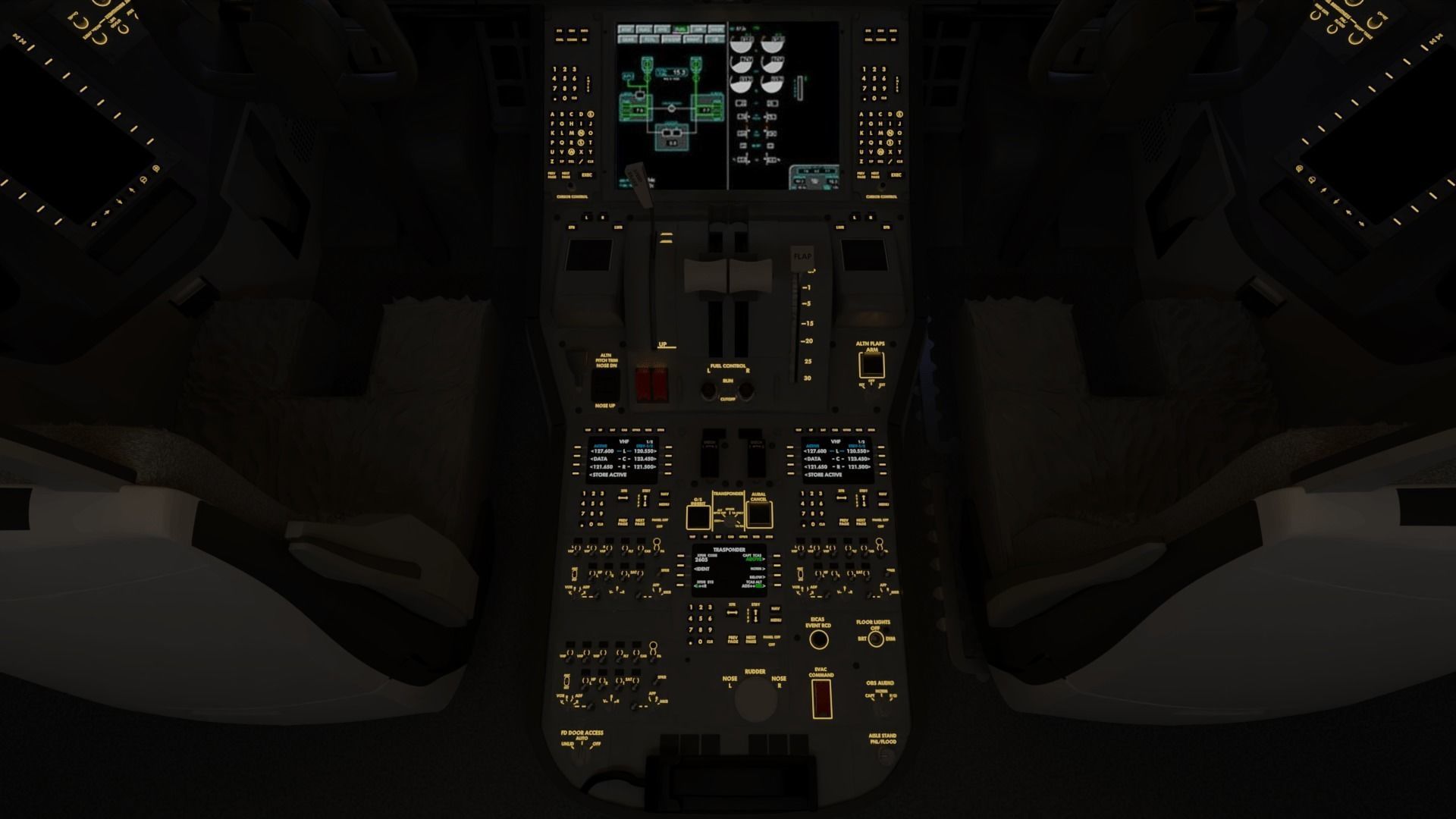 Boeing 787 Cockpit  - Flightdeck 3D model_3