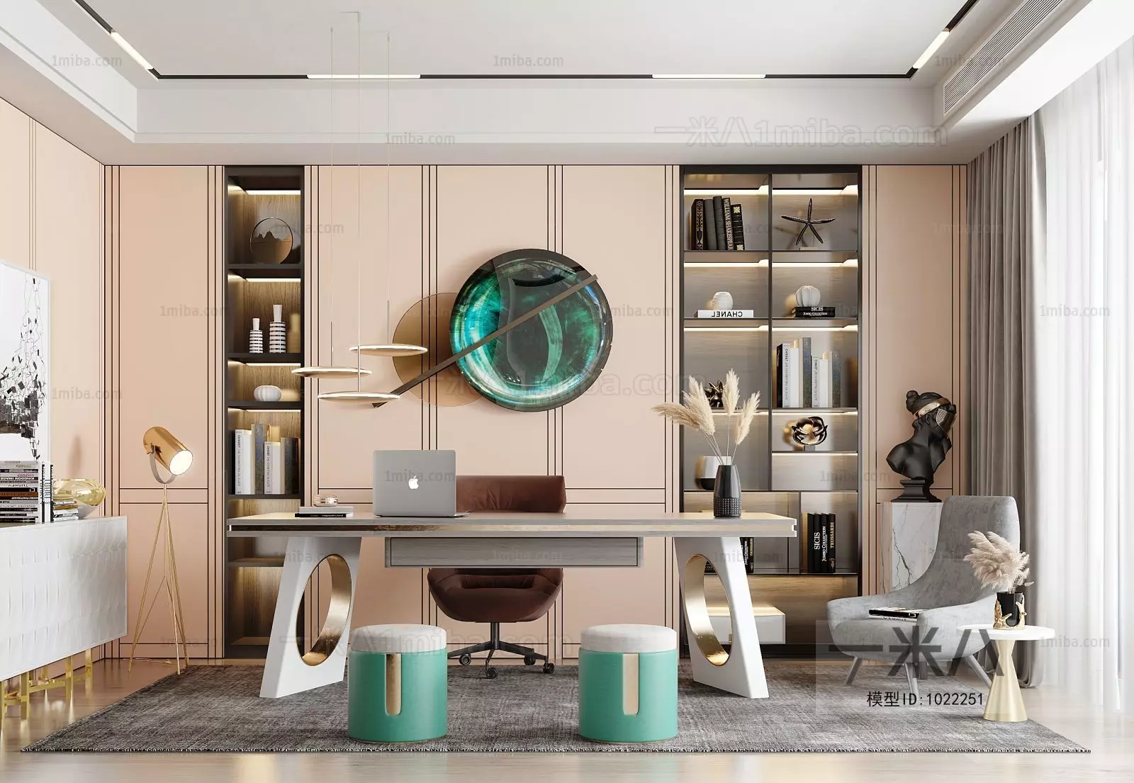 Company office 3D model_0