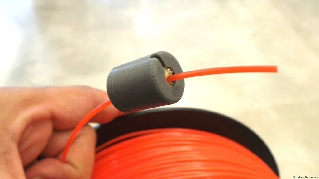 Filament Filter and Lubricator 3D print model_1