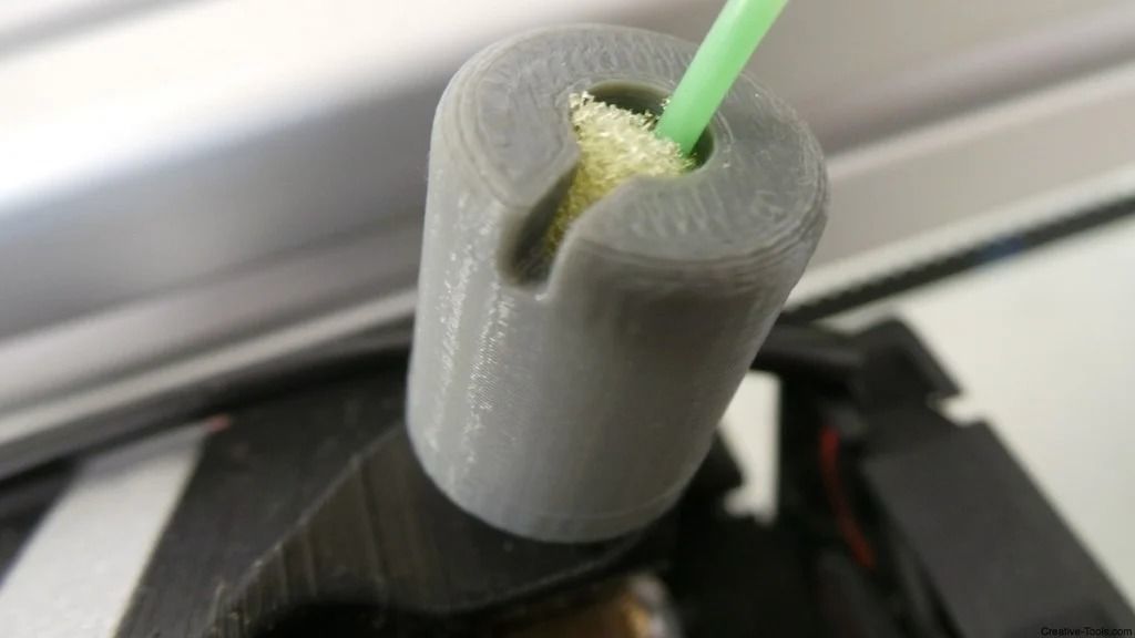 Filament Filter and Lubricator 3D print model_6