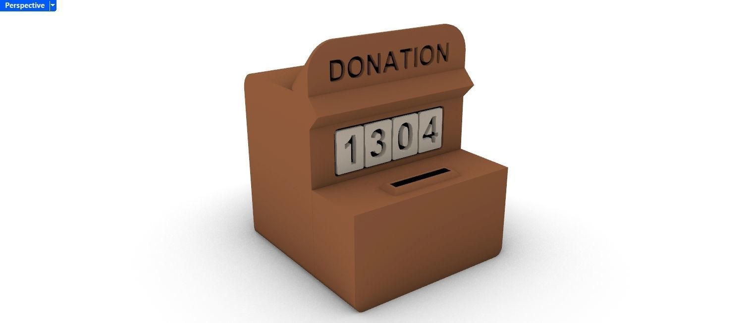 Donation Machine Piggy Bank from The Binding of Isaac 3D print model_1