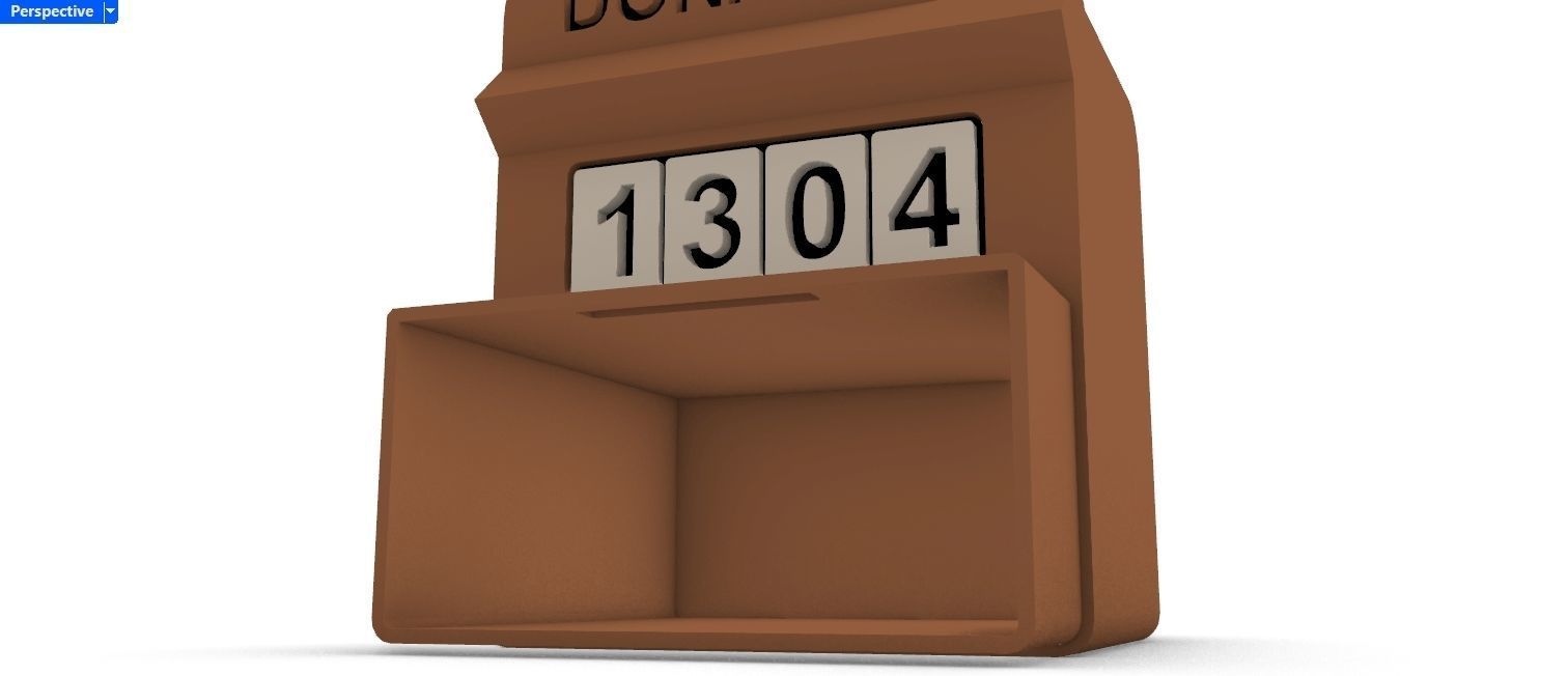 Donation Machine Piggy Bank from The Binding of Isaac 3D print model_6