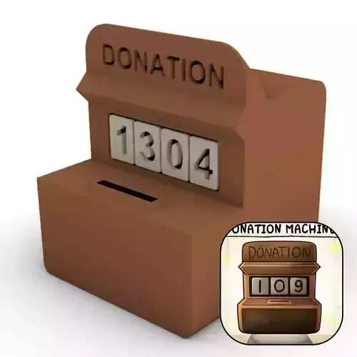 Donation Machine Piggy Bank from The Binding of Isaac 3D print model