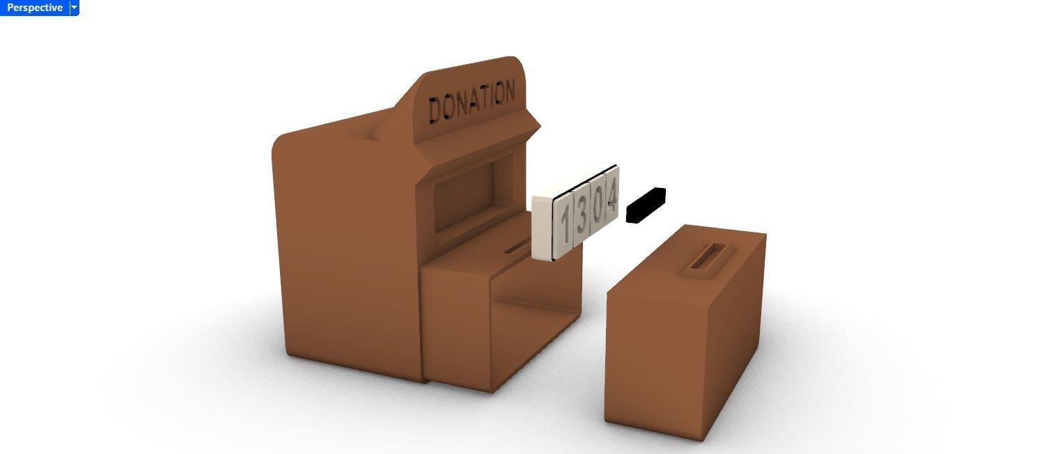 Donation Machine Piggy Bank from The Binding of Isaac 3D print model_5