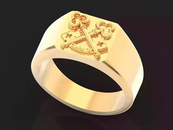 man ring clefsdor seal key holder 1144 3D print model