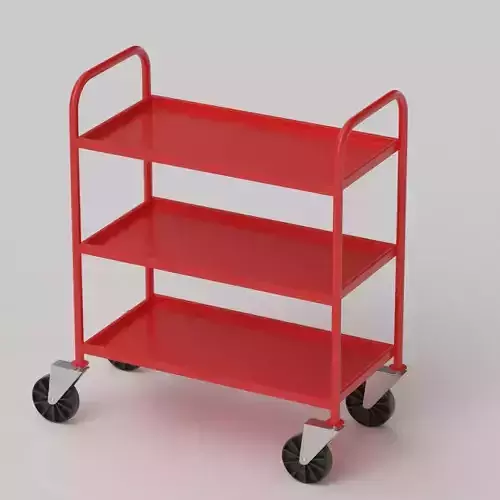 Red Service Trolley