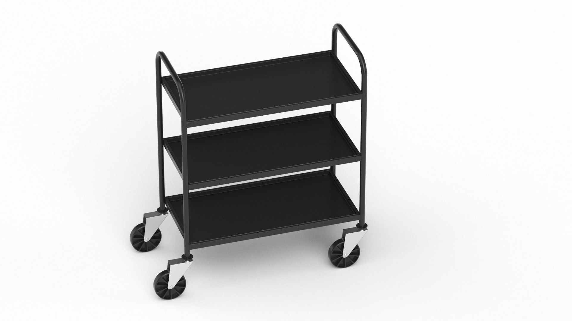 Service Trolley 3D model_5