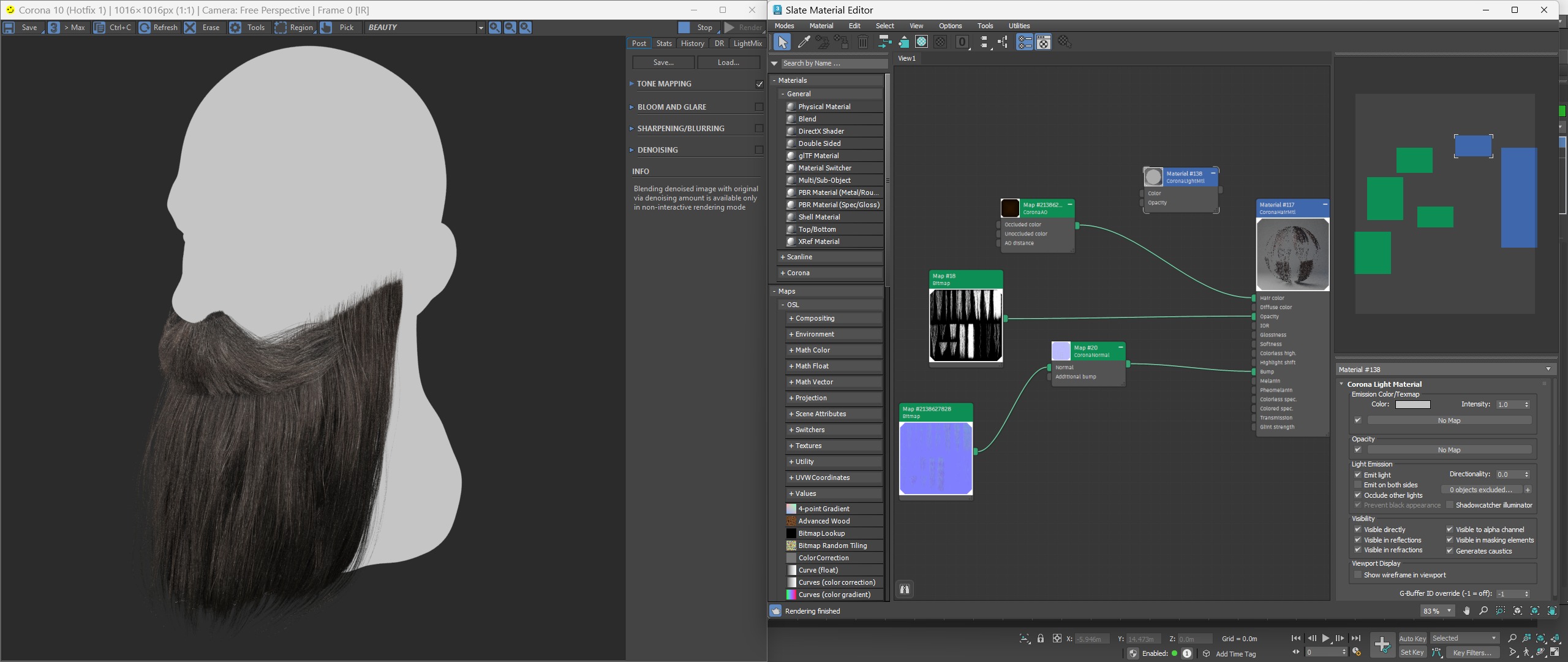 Realtime Beard and Moustache - No6 Low-poly 3D model_3