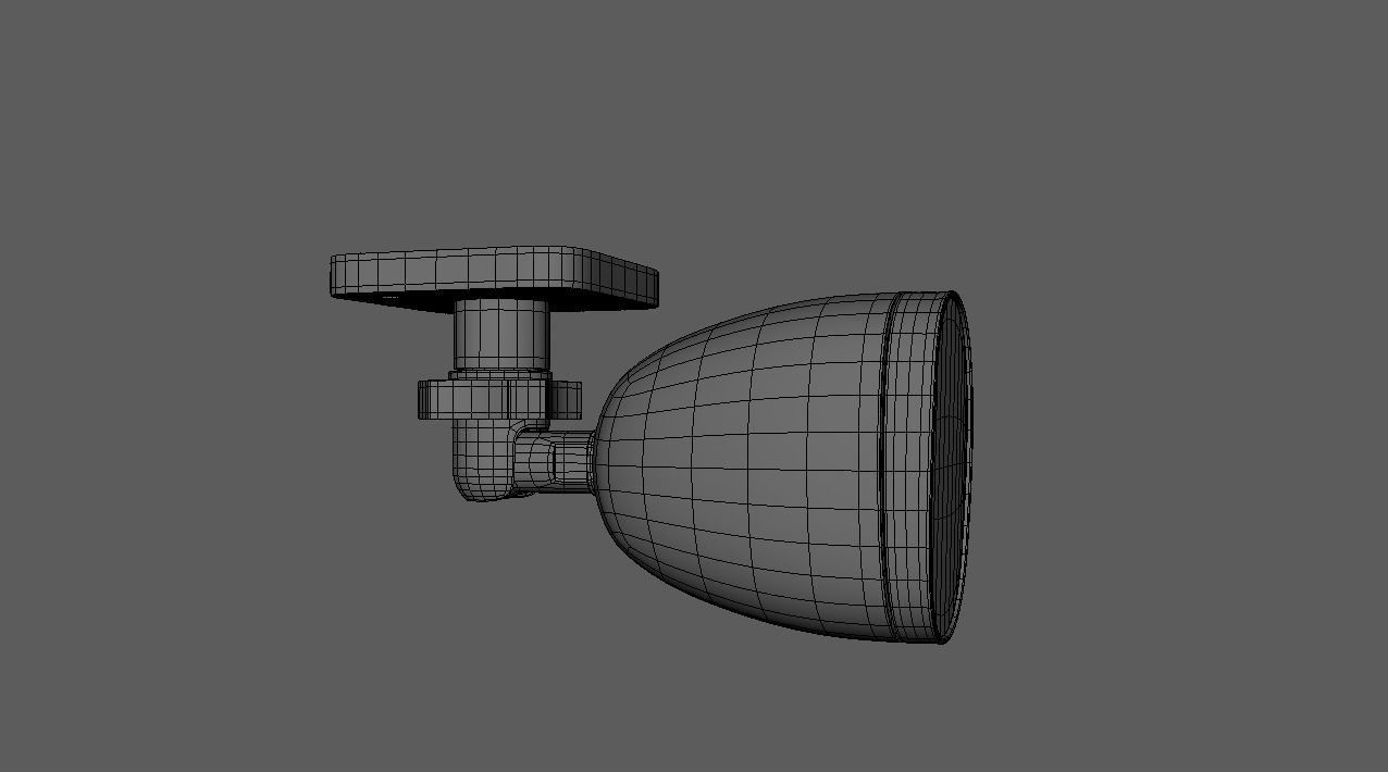 CCTV Camera  Free low-poly 3D model_5