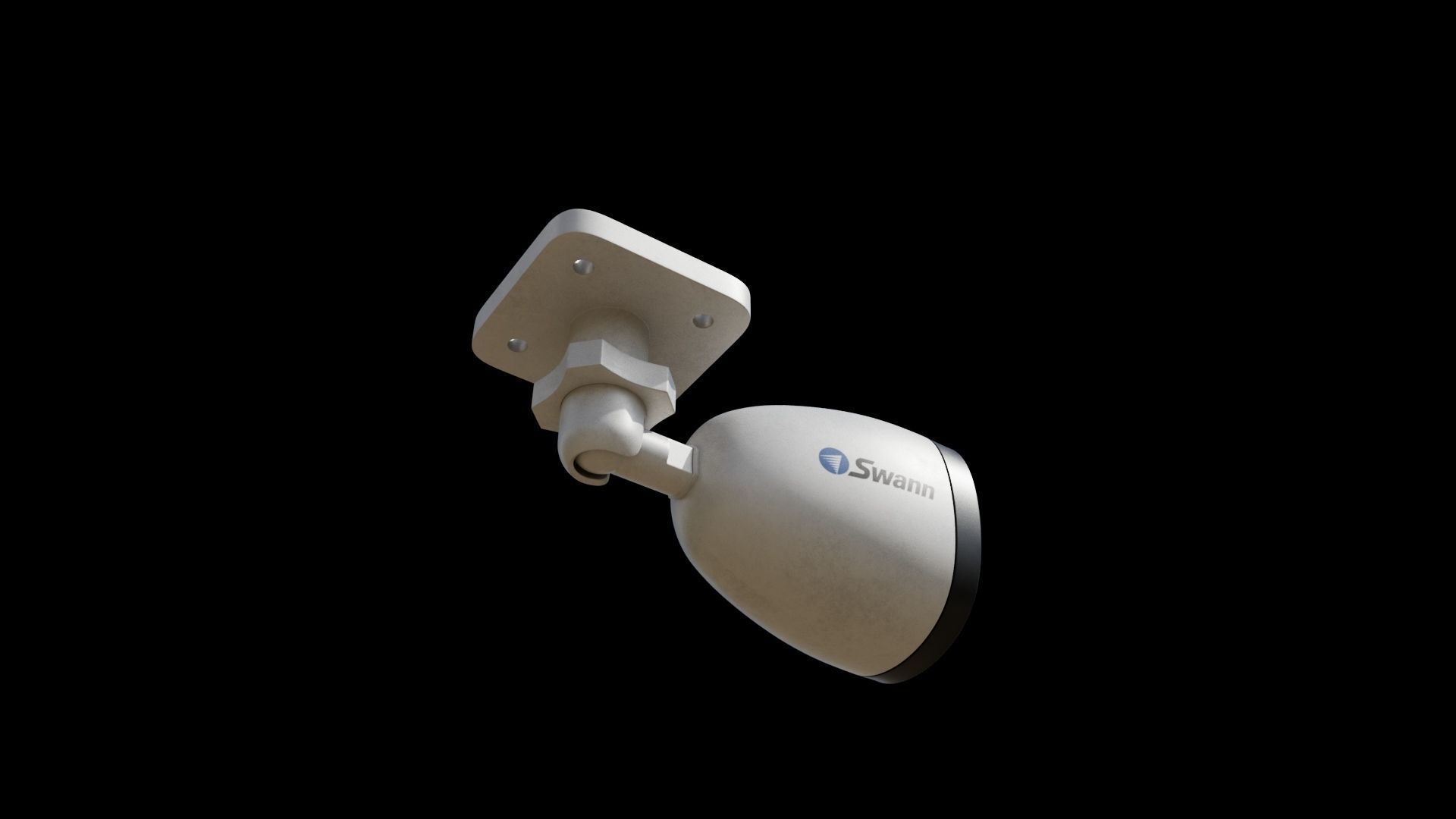 CCTV Camera  Free low-poly 3D model_3